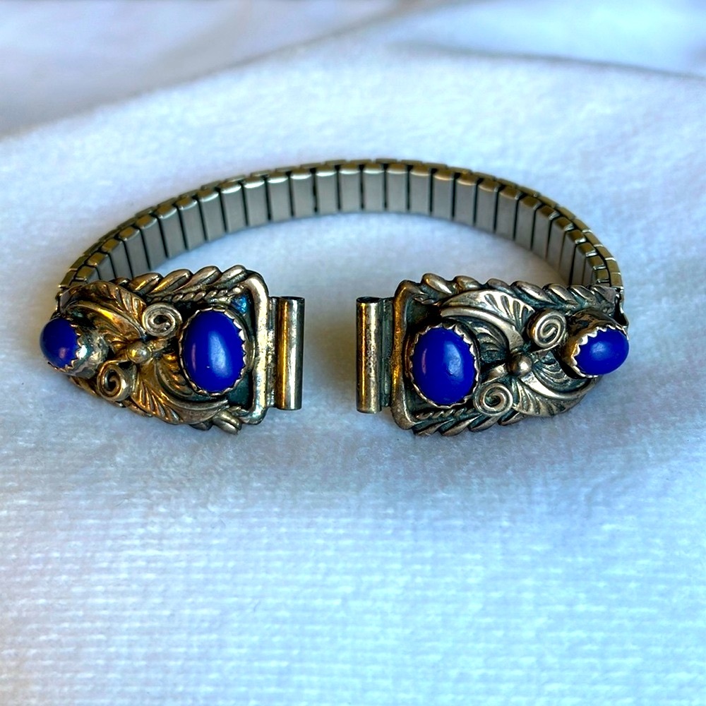 Vintage Navajo watch tips